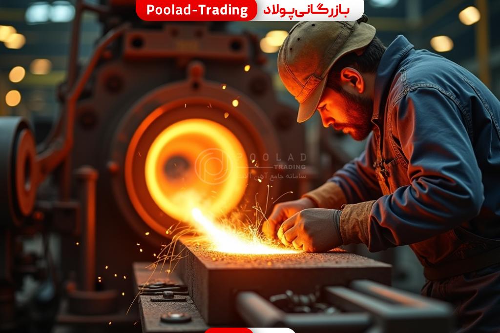 فرآیند تولید فولادهای آلیاژی با مقاومت بالا